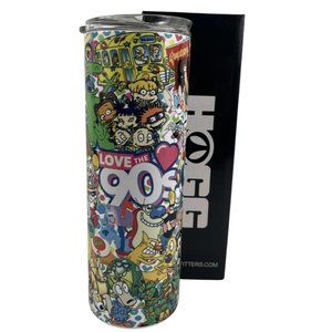 Skinny Tumbler 20oz Love the 90's Childhood Cartoons 1990's Nostalgia Stainless